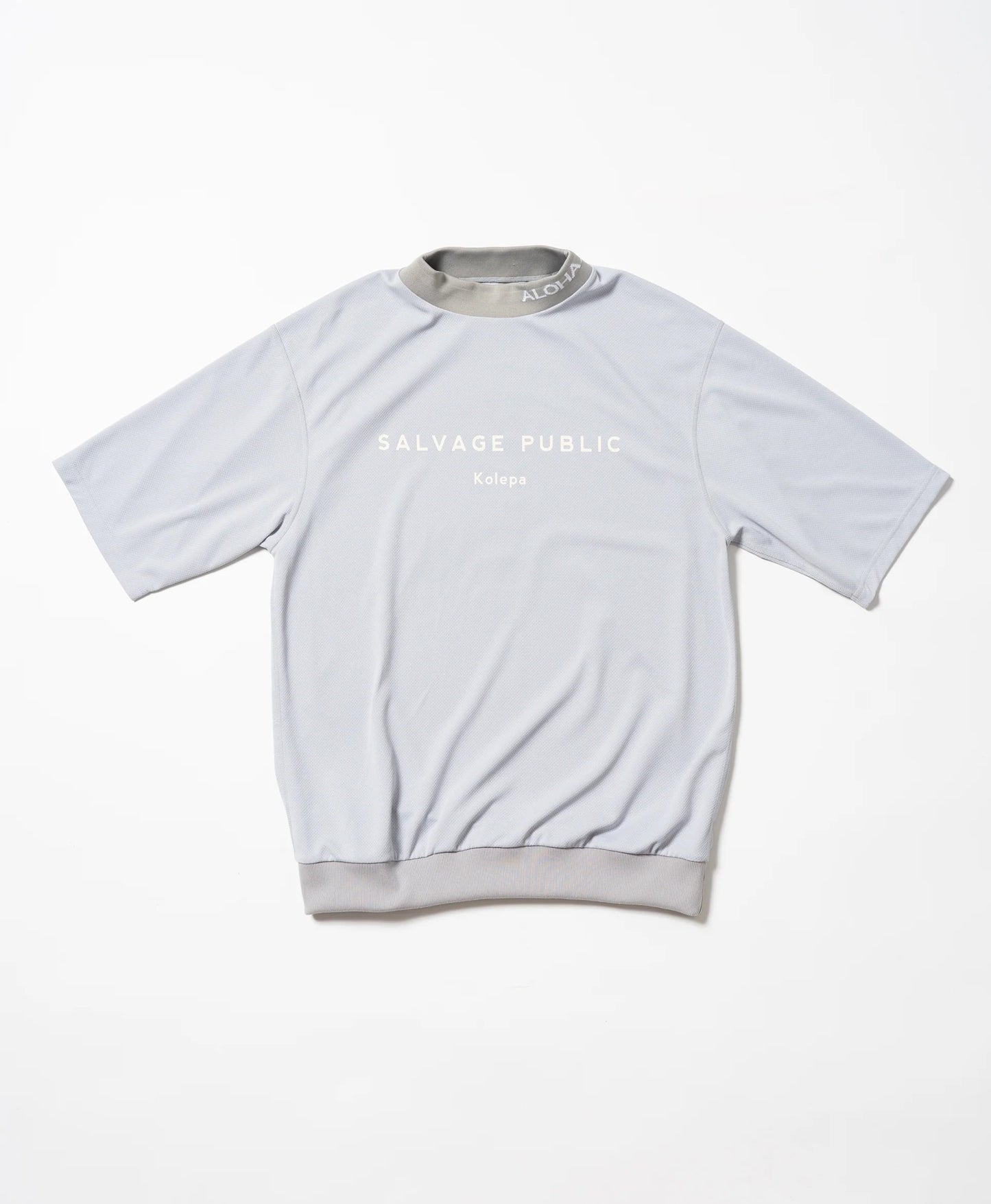 SALVAGE PUBLIC Kolepa MENS JQ Rib Mock Neck S/S(EXELLENCE)