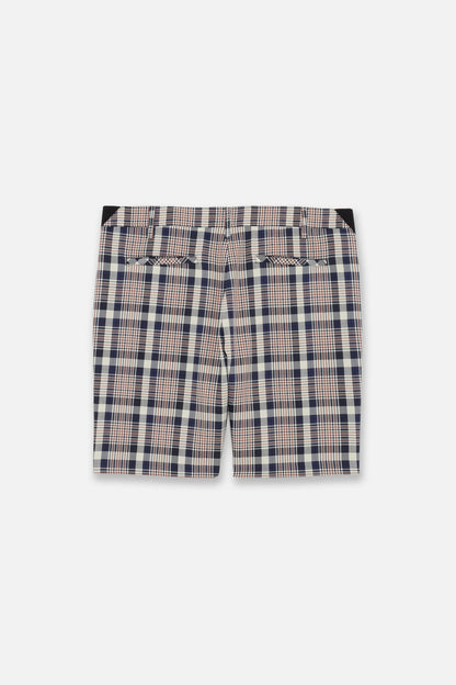 BELLMORE MENS CHECK SHORT PANTS