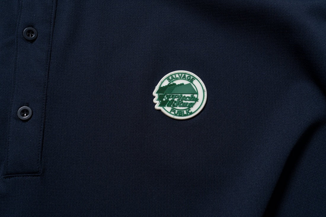 SALVAGE PUBLIC Kolepa MENS Aloha Tech Polo Shirt S/S (Pitch&Run)