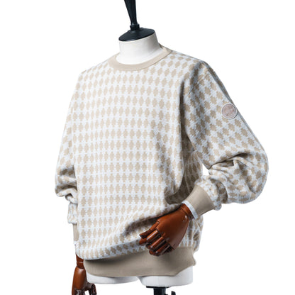 MOCO MENS Woolly Poly x Boucle Long Sleeve Crew Neck Sweater
