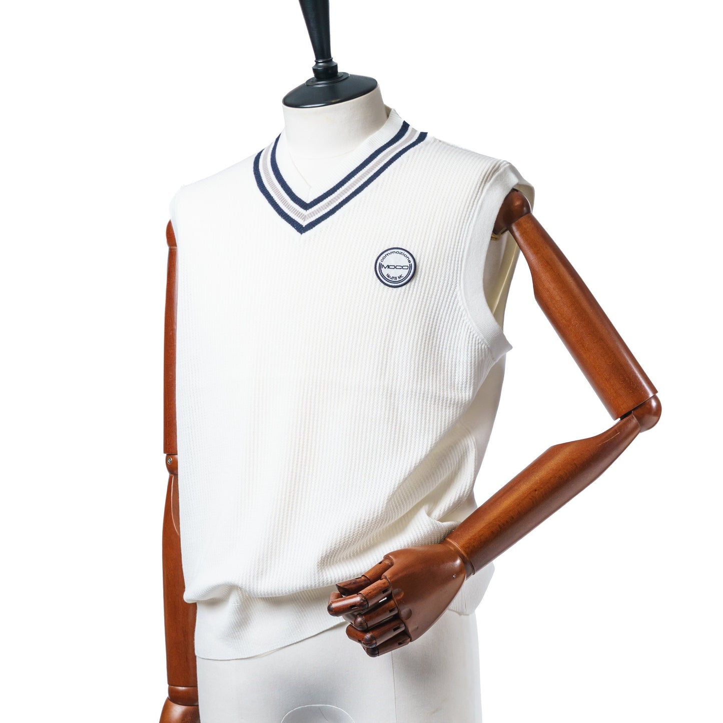 MOCO MENS SNOWY x Boucle V-neck vest
