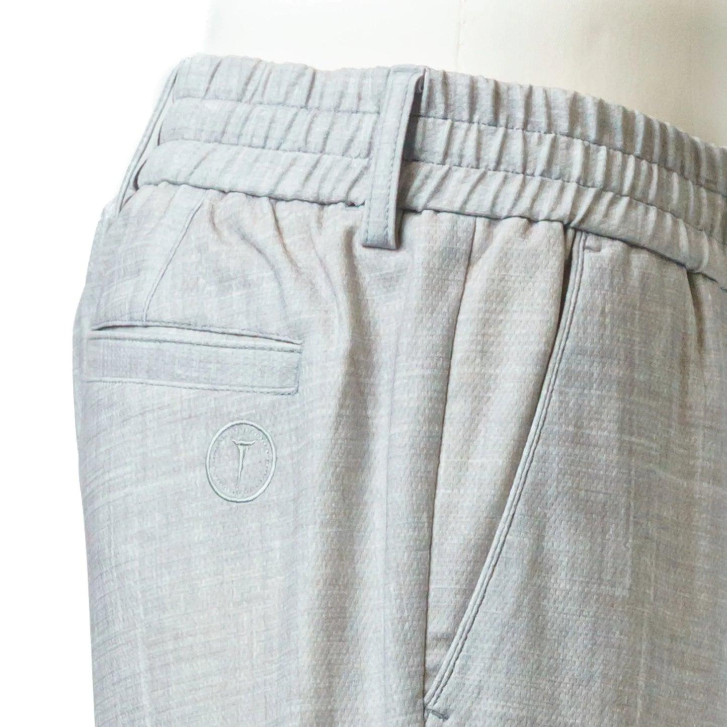 TRATTO MENS COOL EFFECT One-tuck wide easy pants