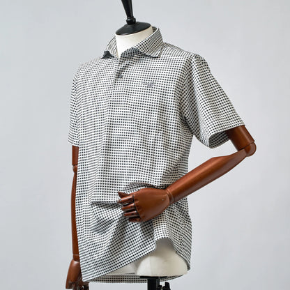 MOCO MENS HG/JQ Knit Gingam Check Short Sleeve Shirt