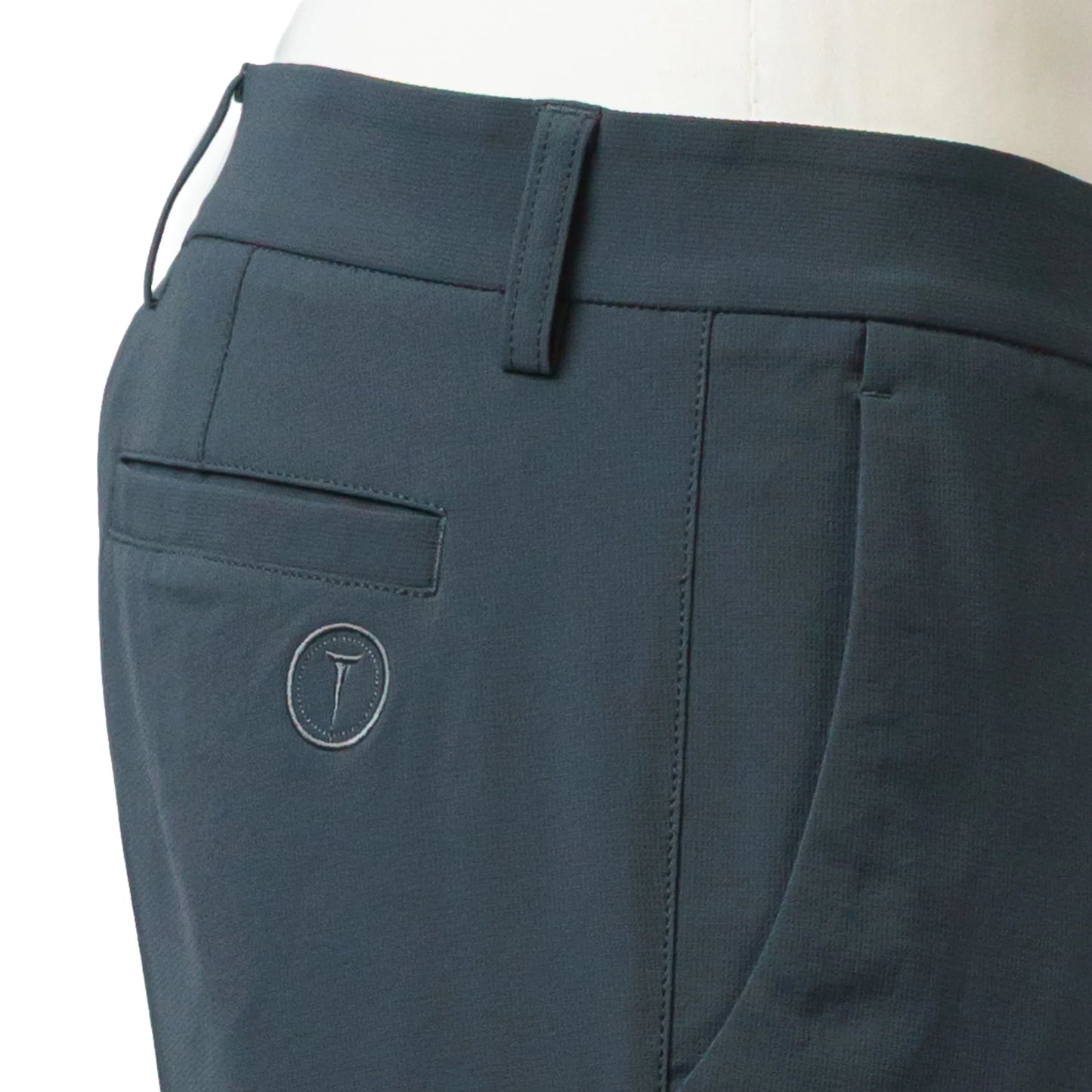 TRATTO MENS Full dull 2-way stretch waffle straight pants
