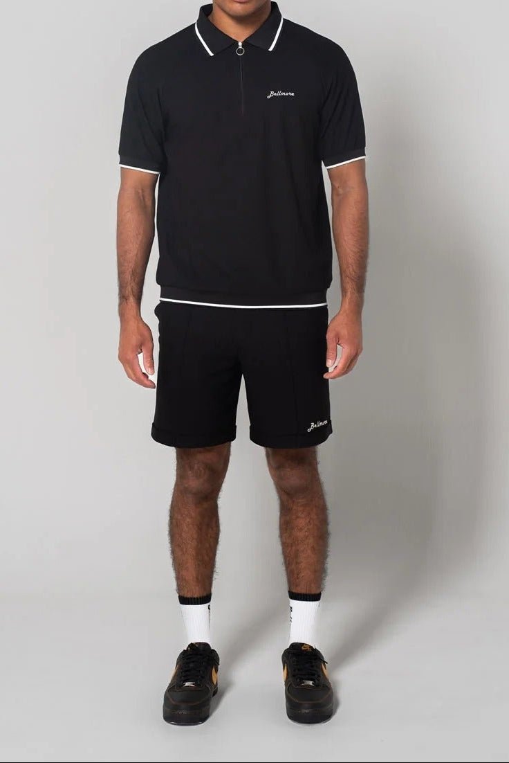 BELLMORE MENS JACQUARD TUCK SHORTS
