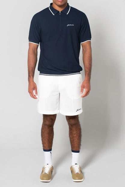 BELLMORE MENS JACQUARD S/S POLO SHIRTS