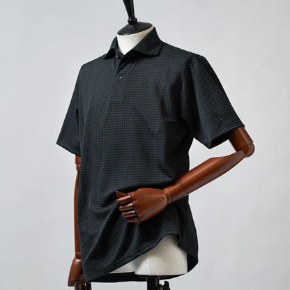 MOCO MENS HG/JQ Knit Gingam Check Short Sleeve Shirt