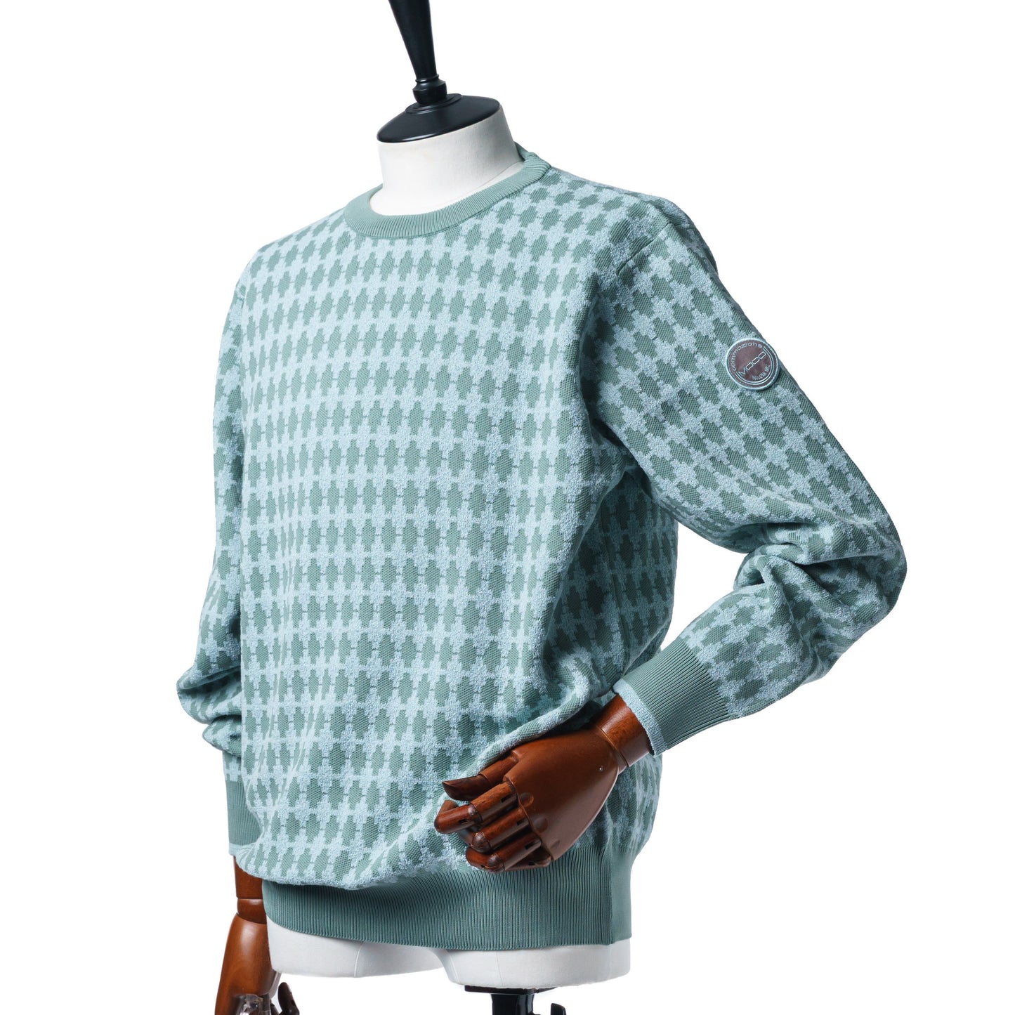 MOCO MENS Woolly Poly x Boucle Long Sleeve Crew Neck Sweater