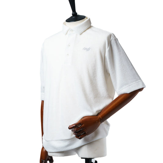 MOCO MENS Vintage pile short-sleeved shirt with hem panel