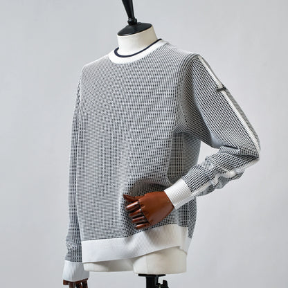 MOCO MENS Wool Polyester Long Sleeve Crew Neck Sweater