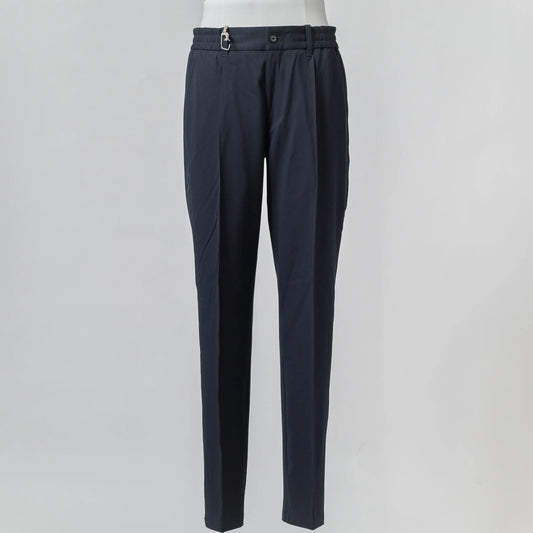 TRATTO MENS UNIR twill 2way argan oil pin tuck easy wide