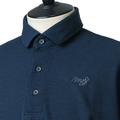 MOCO MENS Liranche Knit Houndstooth Short Sleeve Shirt