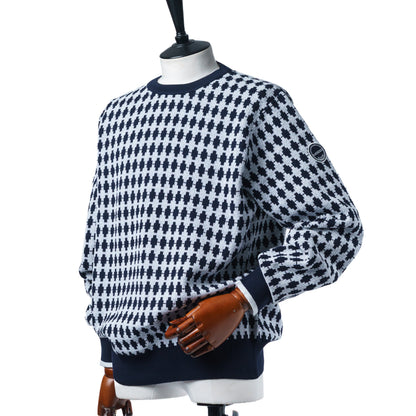 MOCO MENS Woolly Poly x Boucle Long Sleeve Crew Neck Sweater