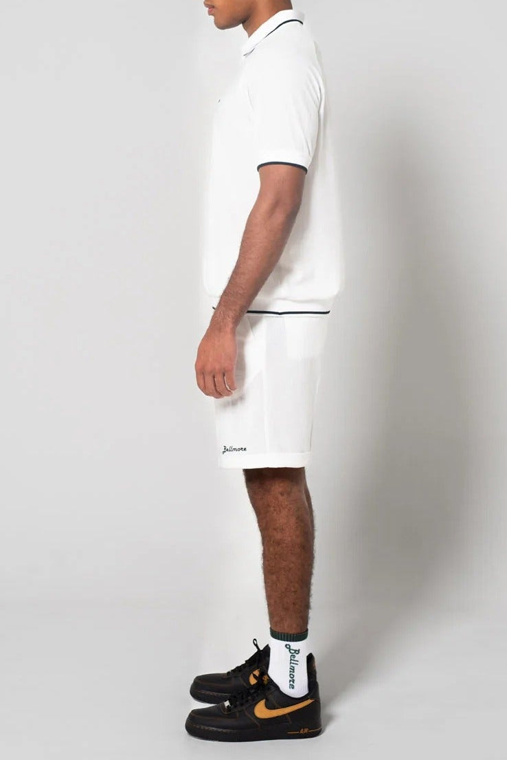 BELLMORE MENS JACQUARD S/S POLO SHIRTS