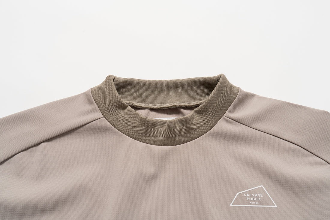 SALVAGE PUBLIC Kolepa MENS Aloe Mock Neck S/S(L G U)