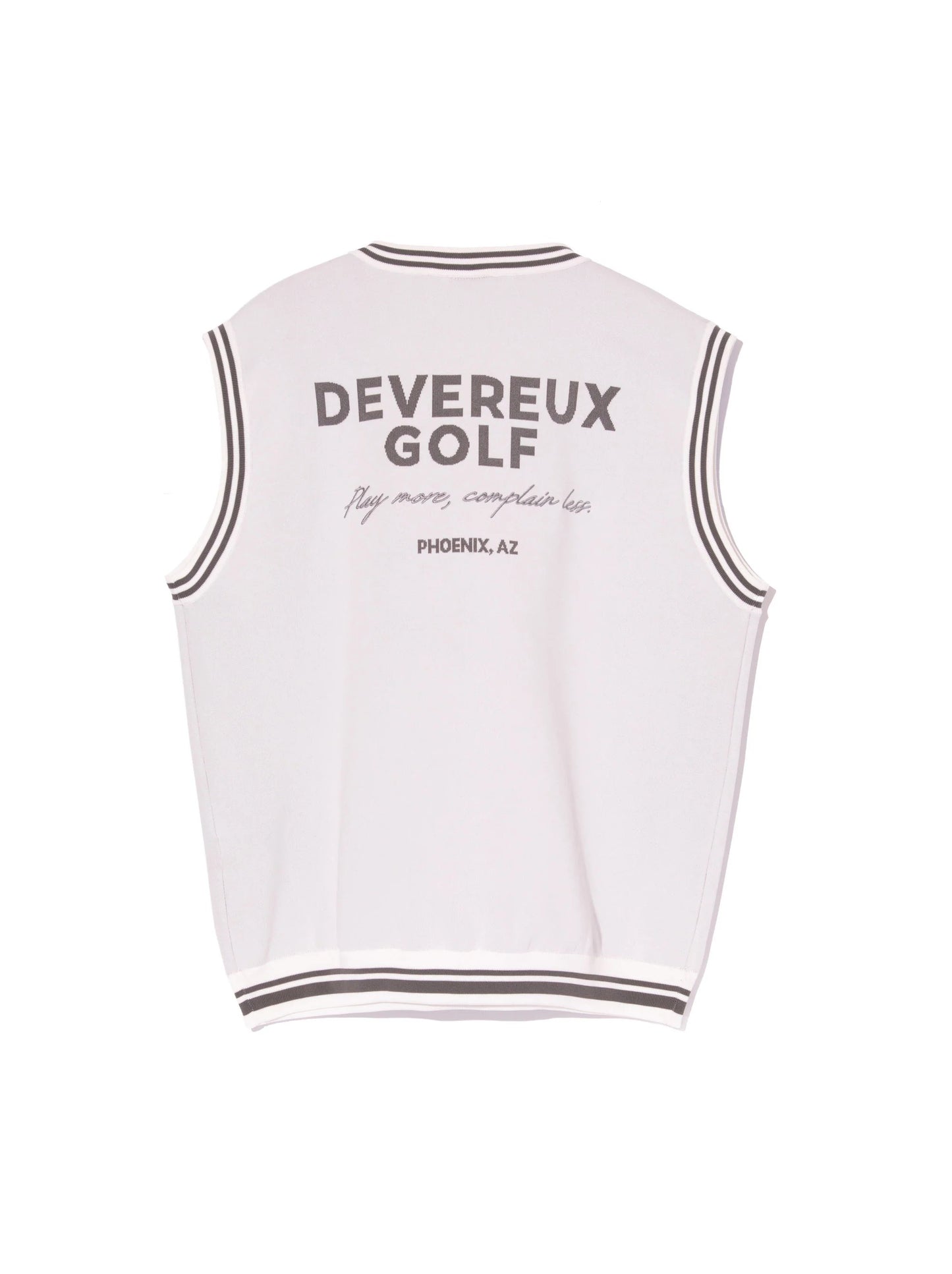 DEVEREUX GOLF MENS 18G Essential DVRX Knit Vest