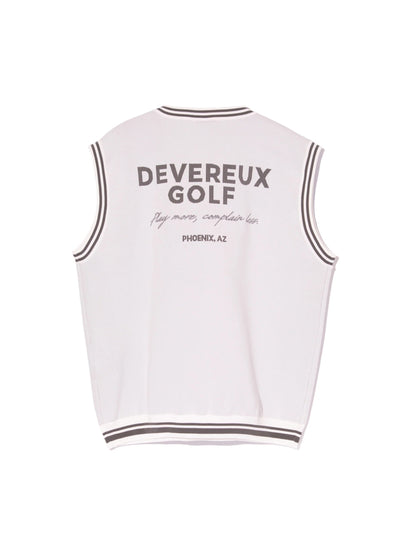 DEVEREUX GOLF MENS 18G Essential DVRX Knit Vest