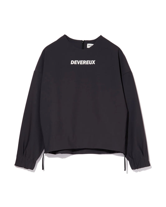 DEVEREUX GOLF WOMENS Three-Layer Fleece Off-Shoulder Pullover