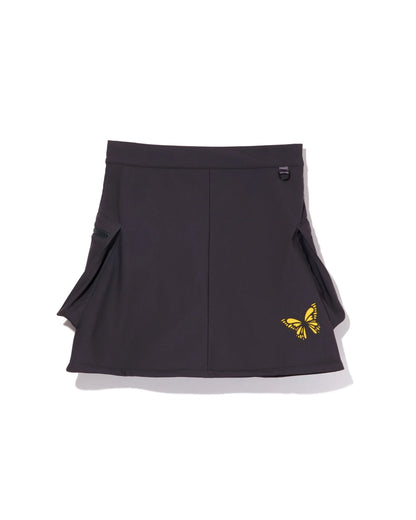 DEVEREUX GOLF WOMENS Grow the Game Three-Layer Fleece Front-Zip Skirt