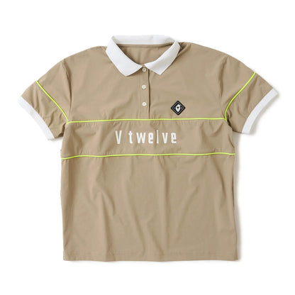 V12 WOMENS NEON L POLO