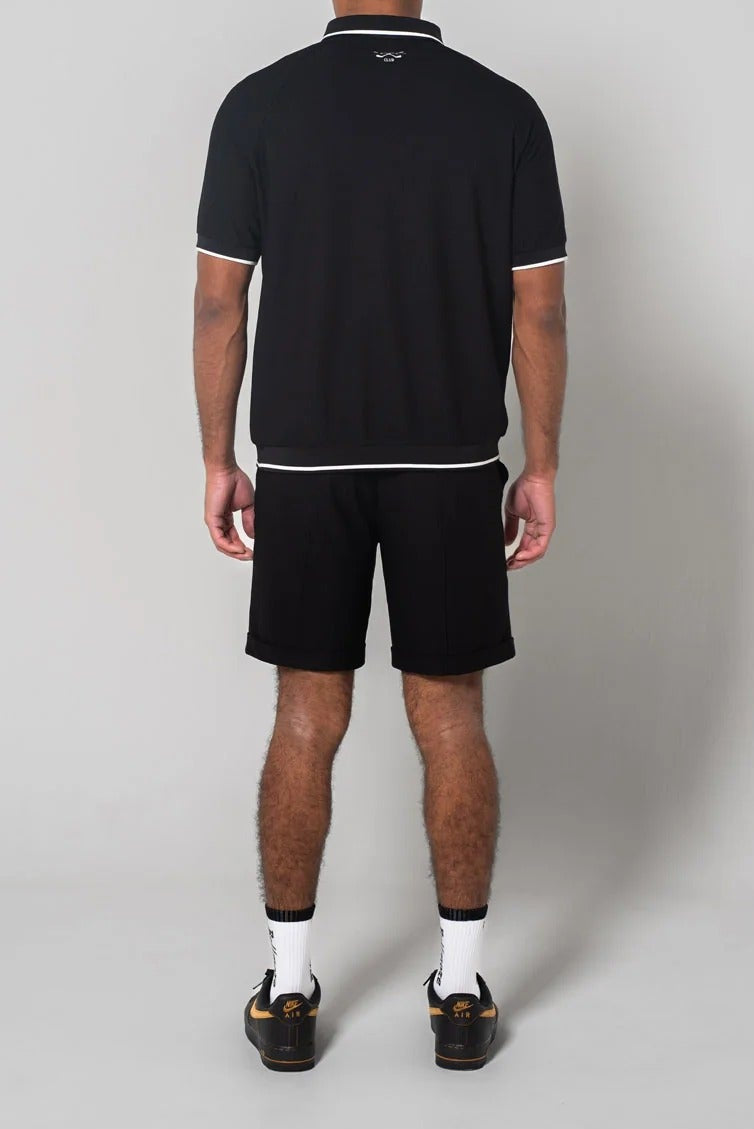 BELLMORE MENS JACQUARD TUCK SHORTS