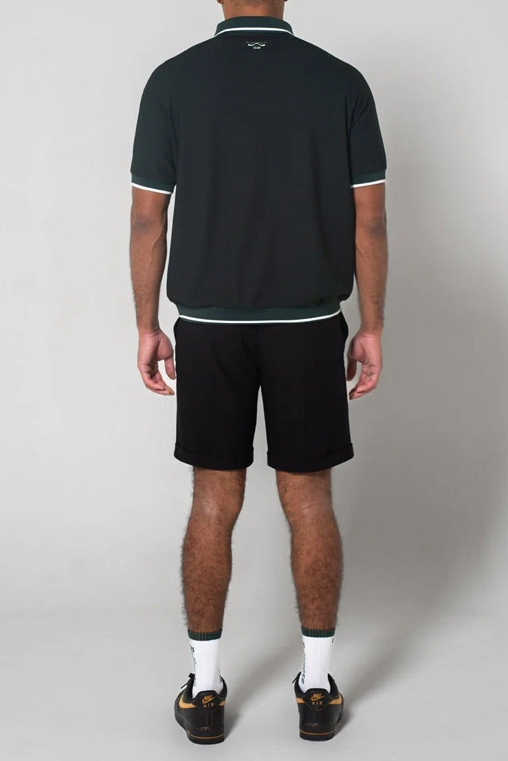 BELLMORE MENS JACQUARD S/S POLO SHIRTS