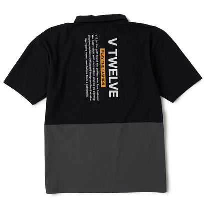 V12 MENS EXP ZIP POLO