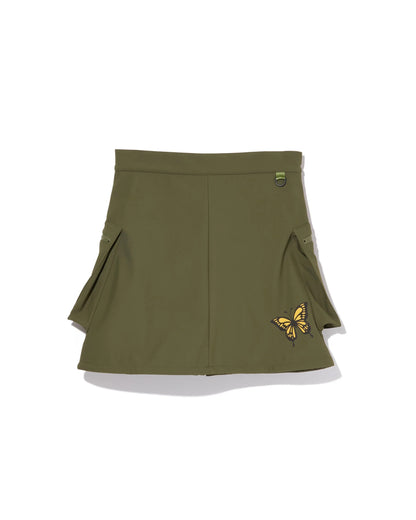 DEVEREUX GOLF WOMENS Grow the Game Three-Layer Fleece Front-Zip Skirt