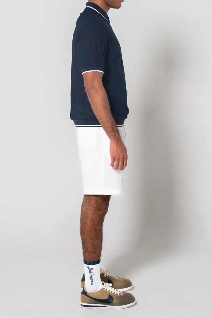 BELLMORE MENS JACQUARD S/S POLO SHIRTS