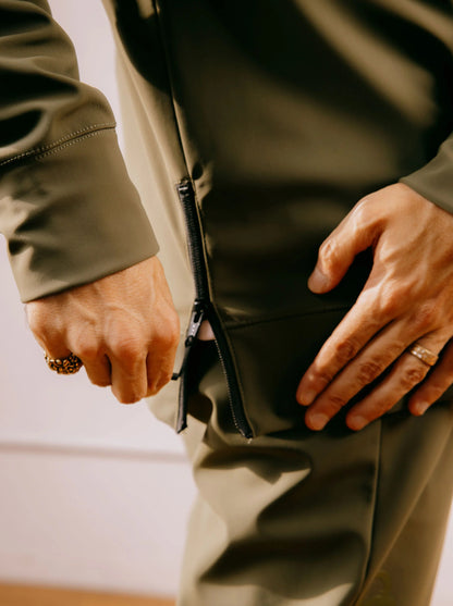 DEVEREUX GOLF MENS DG 3-Layer Fleece Half-Zip Pullover