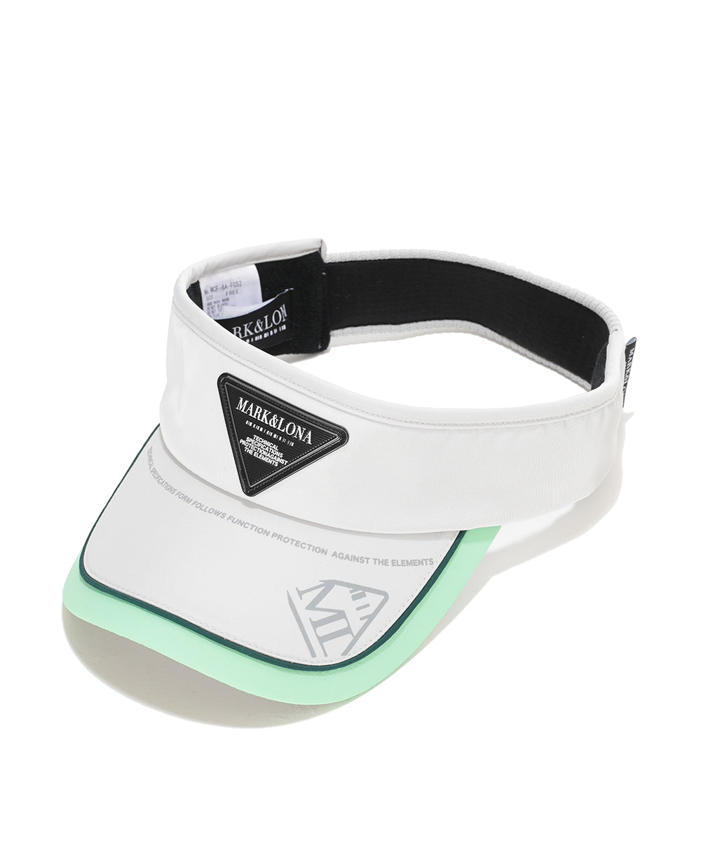 MARK & LONA ロゴ サンバイザー グレー MARK&LONA MENS Visor