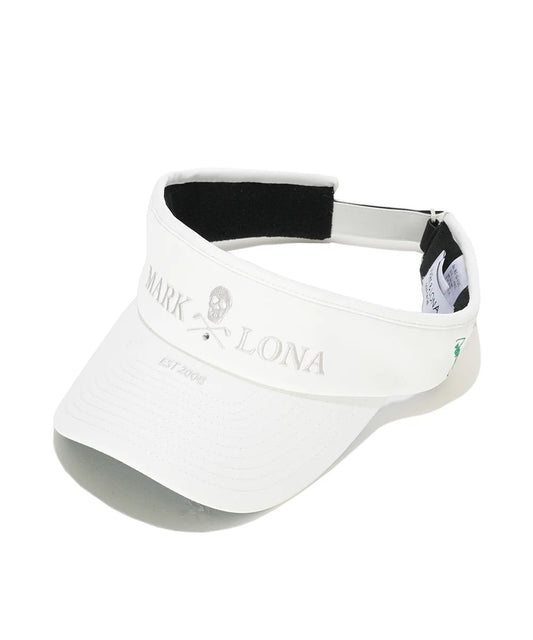 MARK&LONA WOMEN Iron Skull Crystal Accent Visor