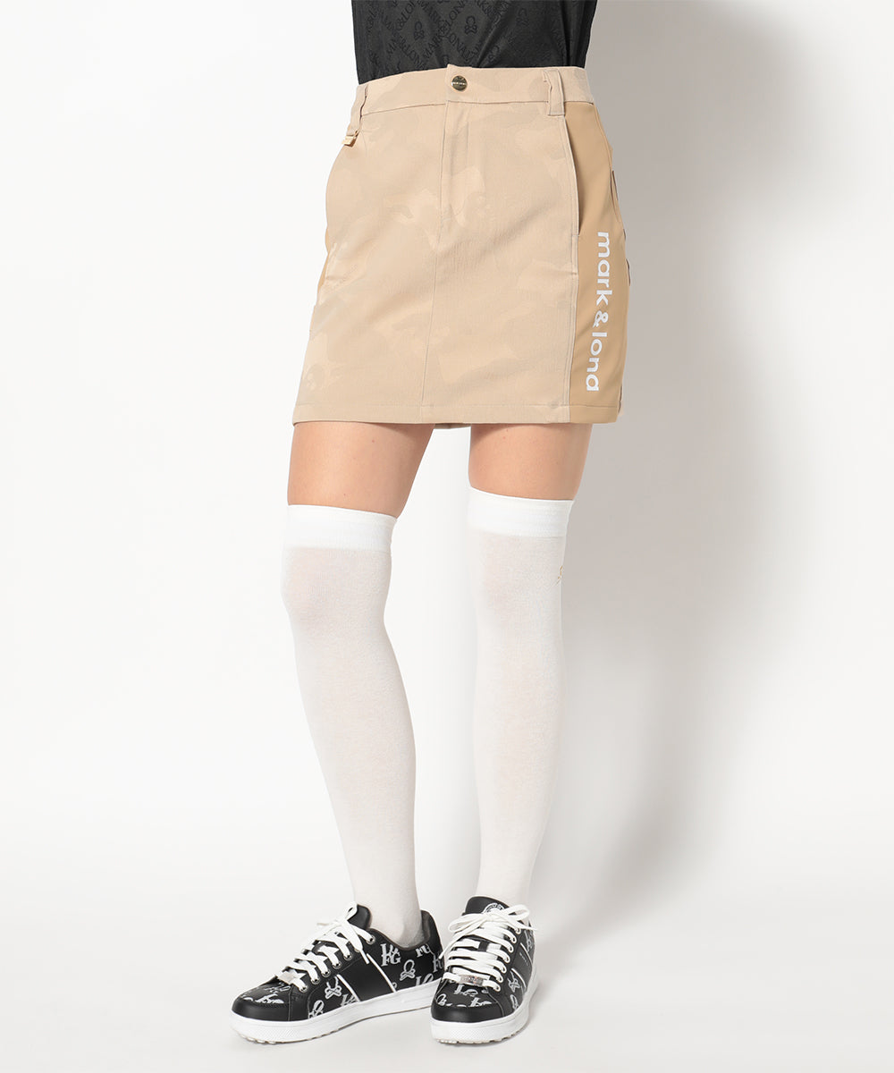 MARK＆LONA WOMENS Gauge Hybrid Camo Jacquard Skirt