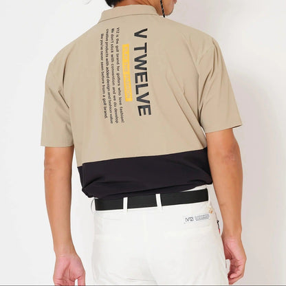 V12 MENS EXP ZIP POLO
