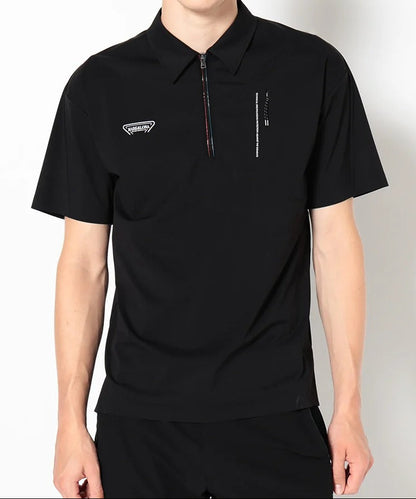 MARK&LONA MENS Short Sleeved Half-Zip Shirt