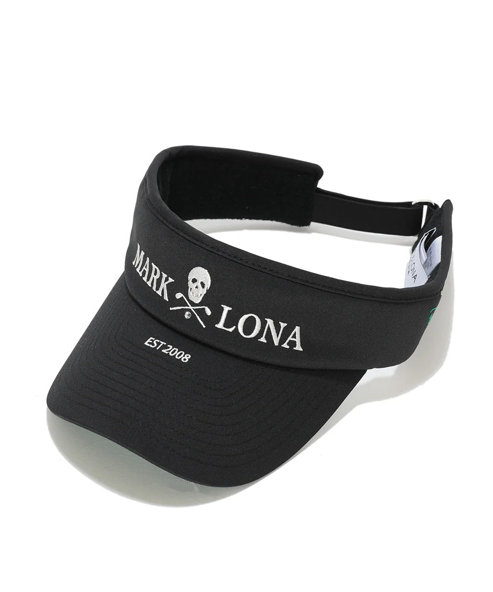 MARK&LONA WOMEN Iron Skull Crystal Accent Visor