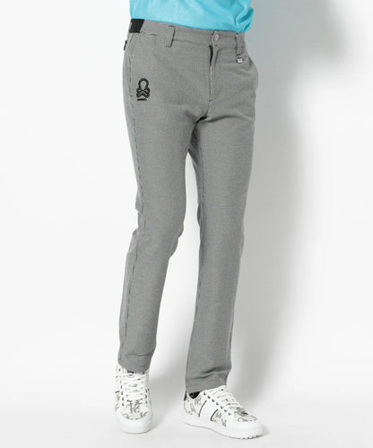 MARK&LONA MENS G.D Houndstooth Poly Flex Trousers