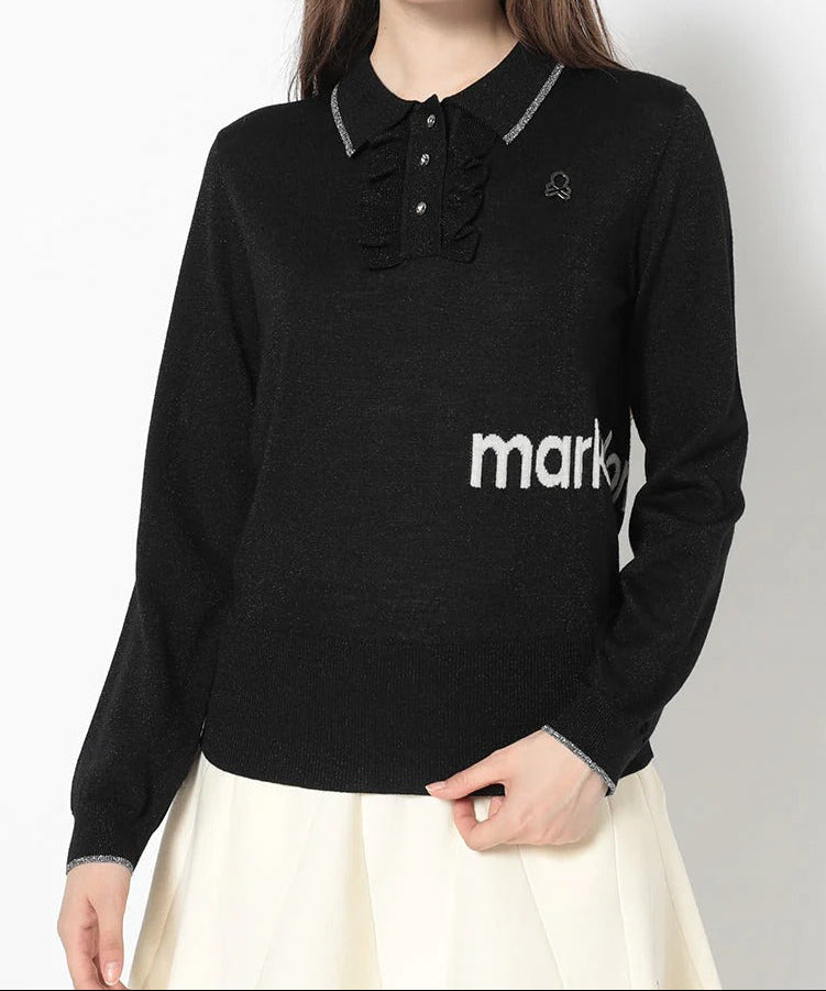 MARK&LONA WOMENS Celestial Sparkle Knit Polo