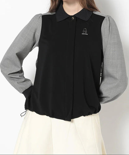 MARK&LONA WOMENS Luminous Draped Panel Shirt Jacket