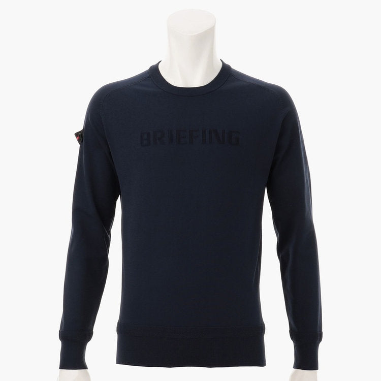 BRIEFING MENS WR CREW NECK KNIT
