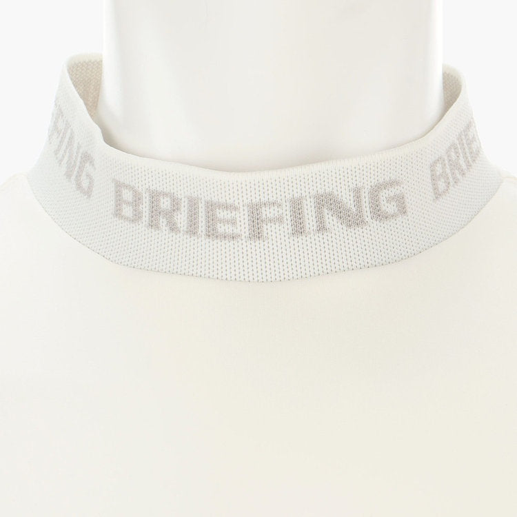 BRIEFING MENS CE LOGO RIB HIGH NECK RELAXED FIT