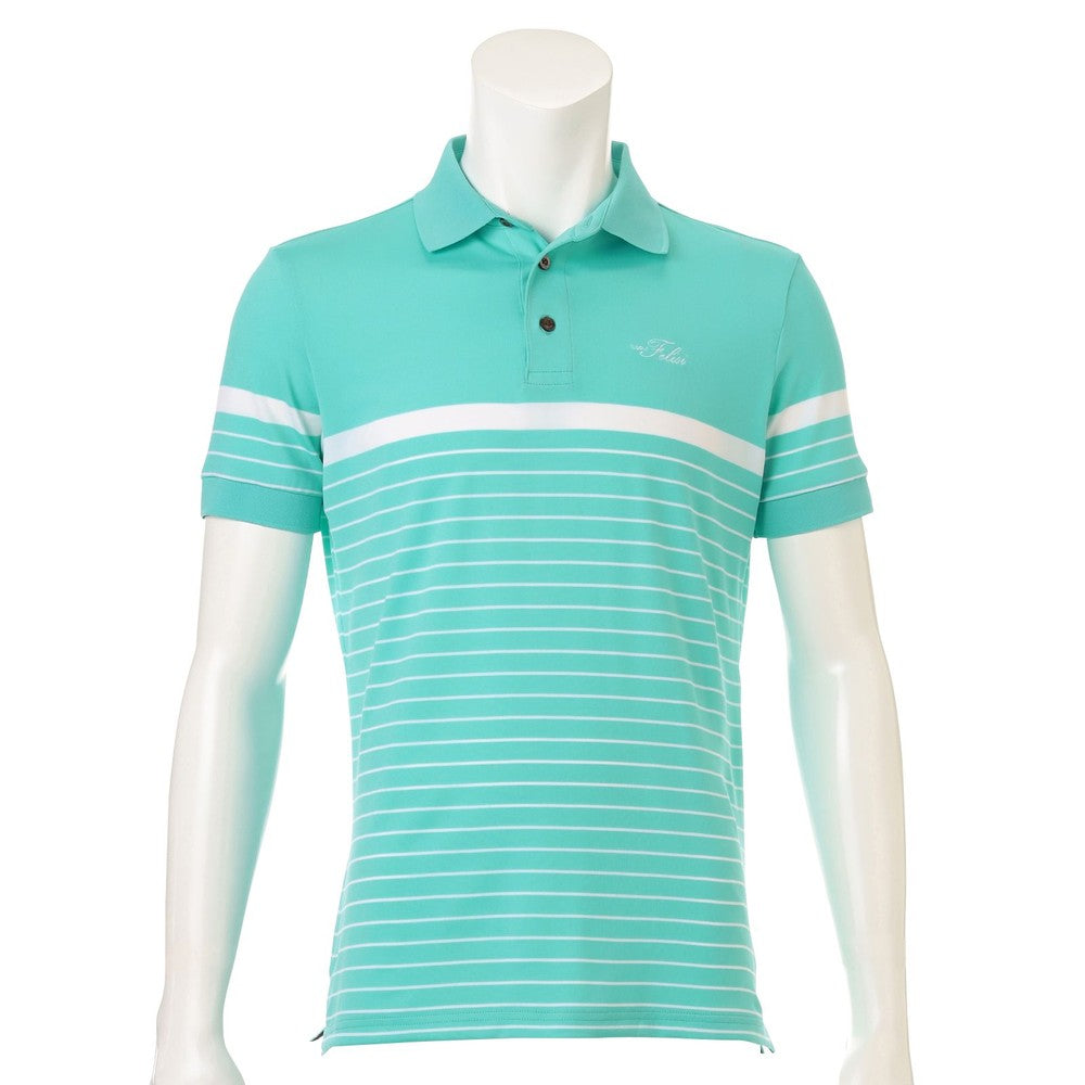 FELISI MENS MS STRIPE EMB POLO