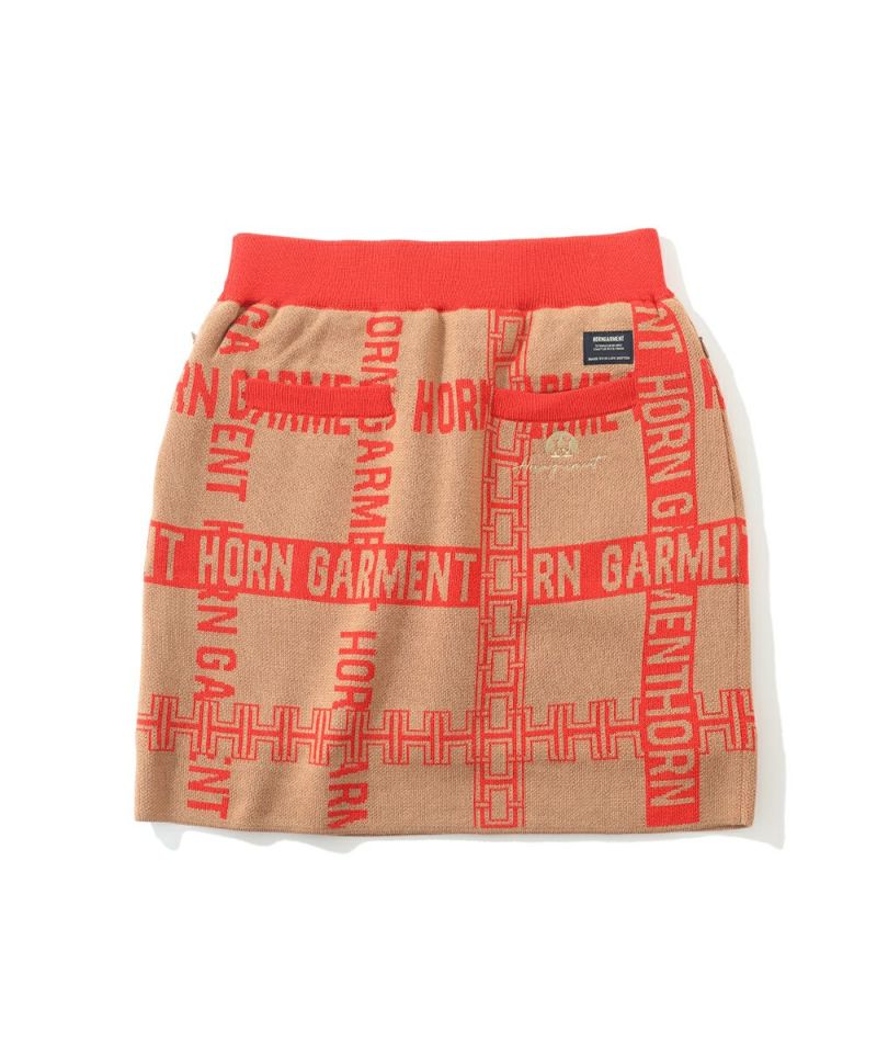 HORN GARMENT Pyro Merino Wool Skirt