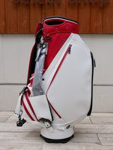 VESSEL×Double Eagle Limited PRIME Staff Bag White×Red キャディバッグ